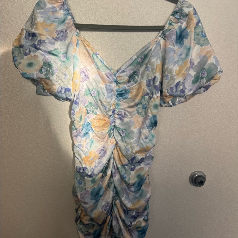 Floral Off-Shoulder Dress